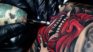 Samurai Tattoo Time Lapse [upl. by Ennaerb977]