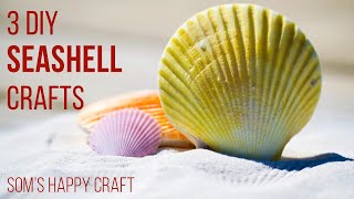 3 Incredible DIY With Seashell  Craft Ideas Using Seashells  DIY Easy Craft 2023 [upl. by Karil]