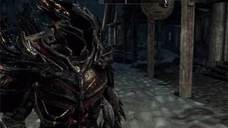 Elder Scrolls V Skyrim Dragon Armor VS Daedric Armor Stats [upl. by Octavla]