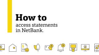 Download statements in NetBank [upl. by Sheaff]