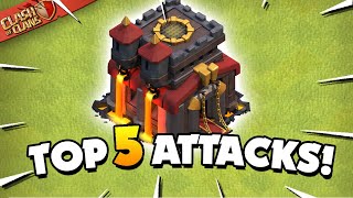 TOP 5 BEST TH10 Attack Strategies in 2020 Clash of Clans [upl. by Esille]