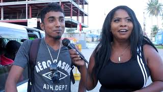 Guyanas funniest Video  Word on the Street  Ep 1 with Melissa Khan [upl. by Eiramenna]