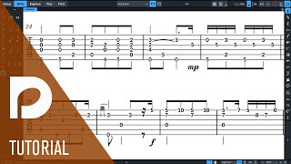 Tablature for Fretted Instruments  New Features in Dorico 3 [upl. by Ettinger85]