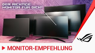 Monitor Empfehlung der richtige Monitor für dich [upl. by Lorn919]