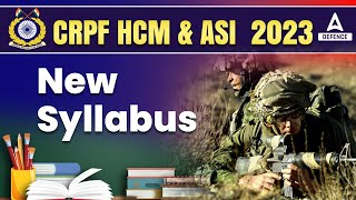 CRPF New Vacancy 2022  CRPF ASI Steno Syllabus  CRPF HCM amp ASI 2022 [upl. by Durware33]