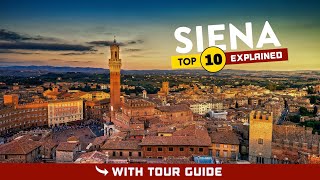 Things To Do In SIENA Italy  TOP 10 Save this list [upl. by Davidson156]