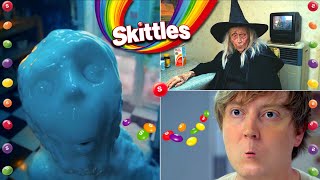 Top 10 Weirdly Funny Skittles Candy Commercials EVER [upl. by Fishback]