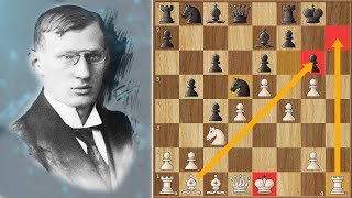 One of The Deepest Moves Ever Played in Chess  Breyer vs Esser 1917 [upl. by Rabush253]