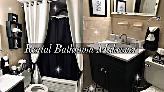 Rental Bathroom  5 INEXPENSIVE Things to do to Upgrade your Rental BATHROOM  Tips amp Hacks  2021 [upl. by Larochelle]