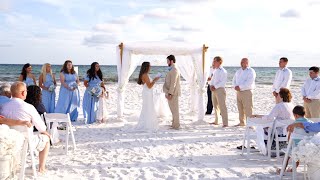 Destin Florida Beach Wedding  Dakota amp Payton Destination Wedding [upl. by Awra755]