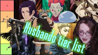 Anime husbandos tier list [upl. by Nylinnej]