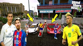 RONALDO VE MESSİ SÜPER PAHALI ARABA PAZARINA GİDİYOR  GTA 5 [upl. by Pettifer930]