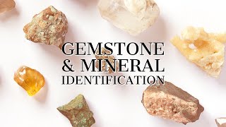 Identifying Gems and Minerals  Stone Reference Guide  Moonstone Mamas [upl. by Agnola]