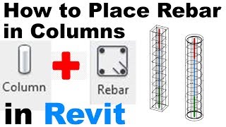 How to Place Rebar in Columns in Revit Tutorial [upl. by Eberhard12]