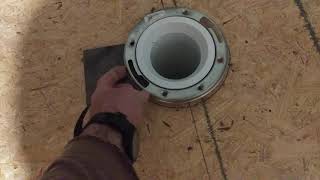 Correct Toilet Flange Installation [upl. by Shargel]