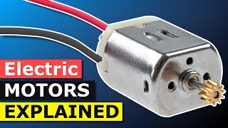 How does an Electric Motor work DC Motor explained [upl. by Neil540]