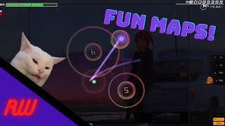 OSU  Fun maps to play when youre bored Jump maps 3 stars maps and more [upl. by Ezirtaeb]