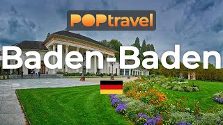 Walking in BADENBADEN  Germany 🇩🇪 4K 60fps UHD [upl. by Aramo]