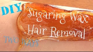 DIY ♥ Sugaring Wax Recipe and Tutorial [upl. by Adrahs78]