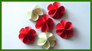 DIY Paper Flowers  Very Easy and Simple Paper Crafts [upl. by Ahsena]