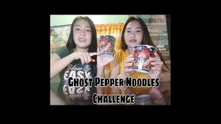 DAEBAK GHOST PEPPER NOODLES CHALLENGE🔥 [upl. by Yrtsed]