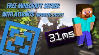 How To Make A Free Minecraft Server With Aternos 2021 Updated Working [upl. by Erised47]