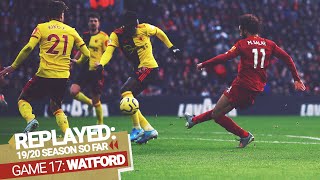 REPLAYED Liverpool 20 Watford  Salah doubles up to beat Watford [upl. by Delcine]