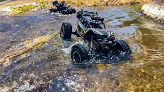 4X4 RC Rock Crawler 4WD Double Motors OffRoad Car 18 vs 112 Scale Excellent OffRoad Performance [upl. by Ahsiryt]