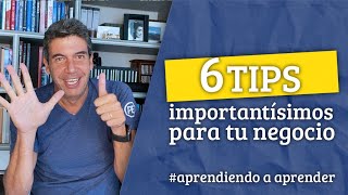 6 tips para un negocio exitoso [upl. by Siol224]