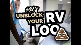 How to Unblock An RV Toilet [upl. by Nahseez]