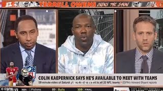 Terrell Owens says Max Kellerman is BLACKER than Stephen A Smith [upl. by Birkner648]