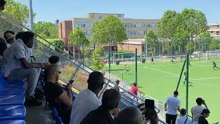 Crazy celebration of Montrouge U18 players after a goal vs Sarcelles U18 on last matchday of season [upl. by Asquith]