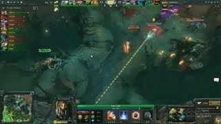 Dendis Hook to Fountain Compilation Dota 2 International [upl. by Bartolomeo]