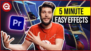 5 Easy VFX under 5 MINUTES Premiere Pro Tutorial 04 [upl. by Airdnaz]