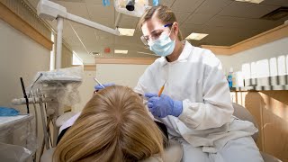 UNE Dental Hygiene Program in Maine Facilities Tour [upl. by Nauqaj]