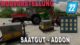 LS22 Modvorstellung  Saatgut Addon PCMAC PS4 PS5 XB1 XBS [upl. by Yrnehnhoj]