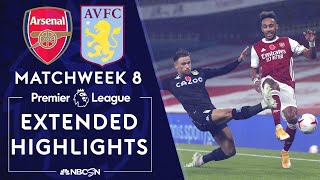 Arsenal v Aston Villa  PREMIER LEAGUE HIGHLIGHTS  1182020  NBC Sports [upl. by Ardeen]