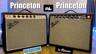 Fender 65 Princeton vs 68 Custom Princeton [upl. by Eydie]