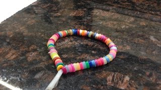 Perler Bead DIY Melted Bead Bracelet [upl. by Harimas547]