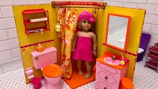 American Girl Doll Julies Bathroom Unboxing  NEW [upl. by Adli273]