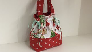 Tuto coudre un petit sac pochon  Couture Madalena [upl. by Lucila926]