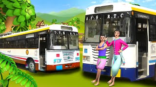 Arrogant Bus Driver Telugu Story  పొగరుబొతు బస్ డ్రైవర్ తెలుగు నీతి కధ  Maa Maa TV Telugu Stories [upl. by Esinrahc]