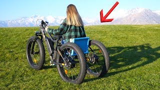 Homemade Off Road Electric Wheelchair  She had NO Idea [upl. by Parfitt]