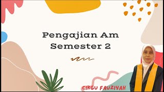 PENGAJIAN AM SEMESTER 2  TOPIK 1  MALAYSIA MAJU DAN SEJAHTERA  PETUNJUK NEGARA MAJU [upl. by Scherle]