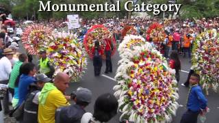 Medellin Colombia Flower Parade Desfile de Silleteros at the Feria de las Flores Flower Festival [upl. by Eniluqaj]