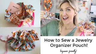 How to Make a Jewelry Organizer Pouch [upl. by Alodie]