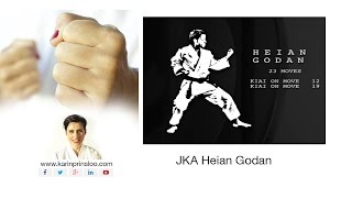 Heian Godan  Kata amp Bunkai  Shotokan Kata  Karin Prinsloo [upl. by Joela]