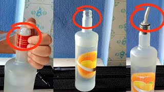 How To Remove The Bottles Stopper  Nozzle  For Using Pourer  Refill drinks  Best And Easy Way [upl. by Bently]