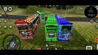 Bus simulator indeonisia game play srilanka  බස් රේස් [upl. by Tiossem]