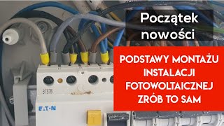 Podstawy montażu instalacji fotowoltaicznej zrób to sam Symulator paneli pierwszy test [upl. by Brod367]